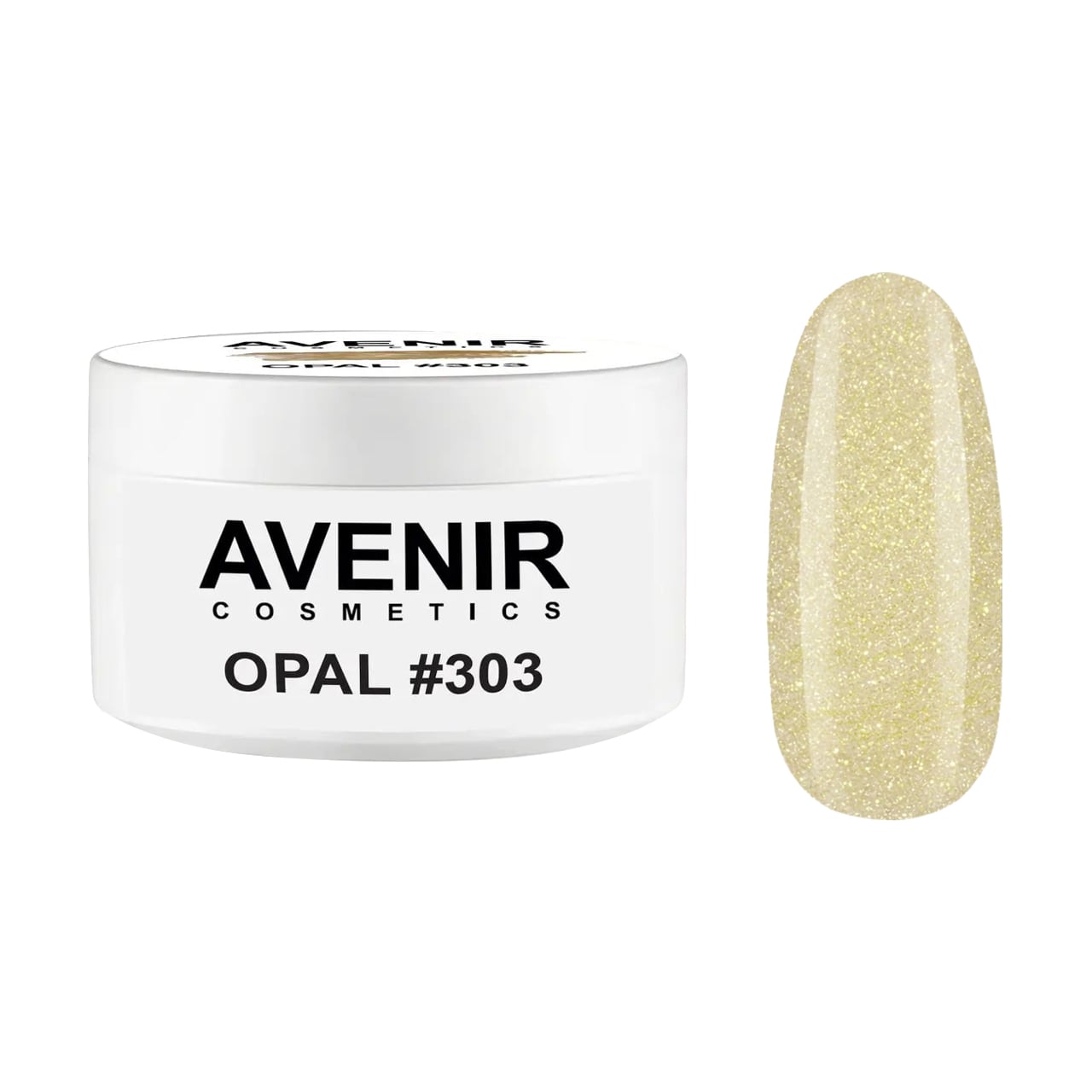 Гель для нарощування нігтів Avenir Cosmetics Opal 303, 15 мл
